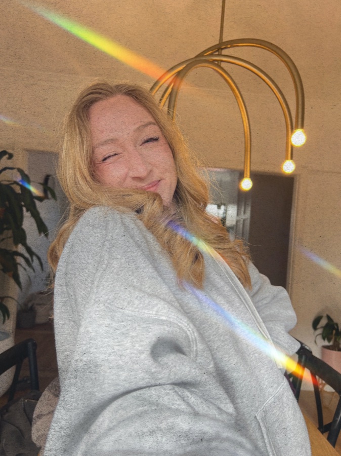 em, smiling